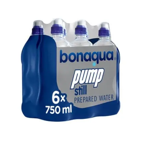 Bonaqua Pump Still Prepared Water 6x750ml