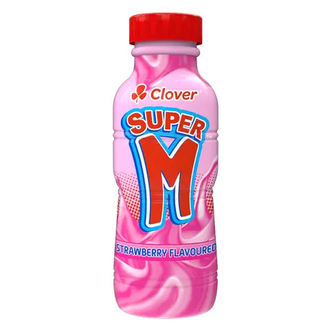 Clover Super M Strawberry 300ml