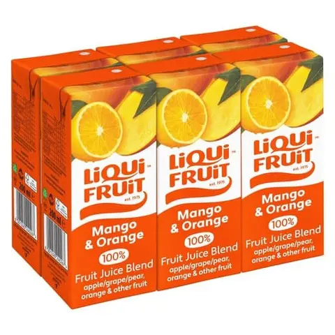 Liqui Fruit Mango & Orange 6x200ml