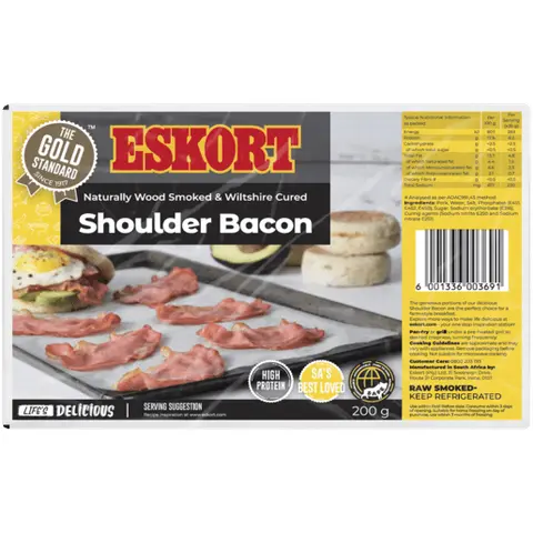 Eskort Shoulder Bacon 200g
