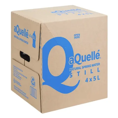 aQuellé Still Natural Spring Water 4x5L Box