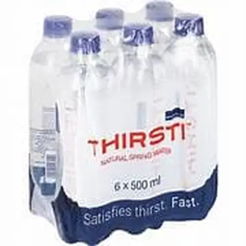 Thirsti Natural Spring Water 6x500ml