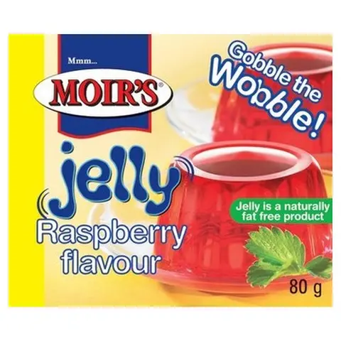 Moir's Raspberry Jelly 80g