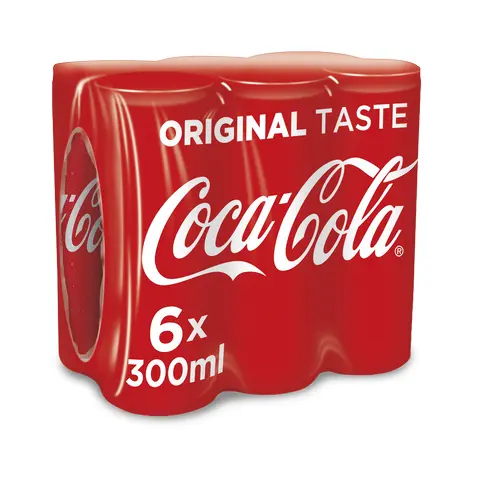 Coca-Cola 6x300ml Cans