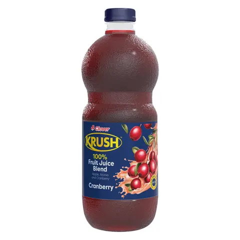 Clover Krush Cranberry 100% Fruit Juice 1.5L