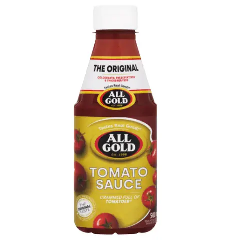All Gold Original Tomato Sauce 500ml Squeeze