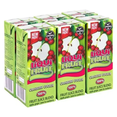 Liqui Fruit Cranberry Cooler 6x200ml